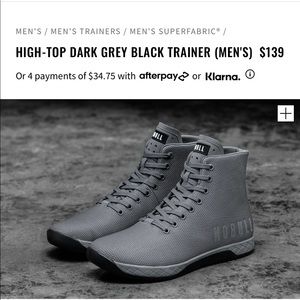 Nobull HIGH-TOP DARK GREY BLACK TRAINER (MEN'S
